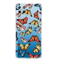 PrintiFy Realme C25 Uyumlu Water Color 2 Baskılı Şeffaf Köşe Korumalı Antişok Kılıf