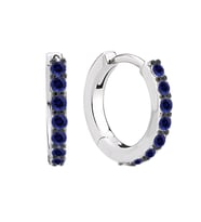 Safir Taşlı Helios Halka Küpe 0747E0016