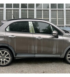 Fiat 500X Krom Kapı Direği Seti 8 Parça 2014> Paslanmaz Çelik