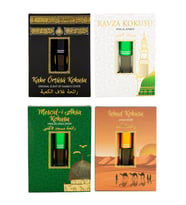 Kabe Örtüsü Kokusu Medine Ravza Kokusu Mescidi Aksa kokusu ve Uhud Kokusu Alkolsüz Esans 3ml