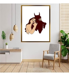 Altın  Çerçeveli tablo n1083