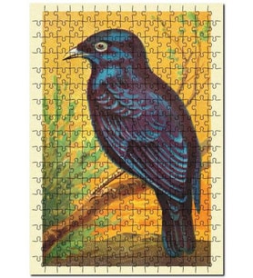 Cakapuzzle Saten Bower Kuş Görseli Puzzle Yapboz MDF (Ahşap) (120 Parça)