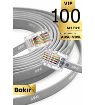 MN202F Telefon hat Kablosu 100 metre/Bakır Tel-Diş Mekan/Kutu–Modem DSL Adsl Vdsl kablosu/4'LÜ-FLAT