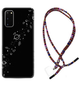 Samsung A02S A03S A10 A12 A13 A21S A22 Kılıf Boyun Asklı Rasta Silikon Planet 1620