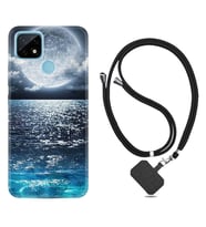 Realme C11 C21 C21Y C25Y C11 2021 Kılıf Boyun Askılı Silikon Great Moon 1301