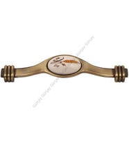 Alanya Porselen Kulp Antik 128mm (2 Adet) (Bakır)