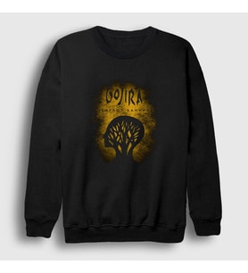 Presmono Unisex Siyah Enfant Sauvage Gojira Sweatshirt 52832tt