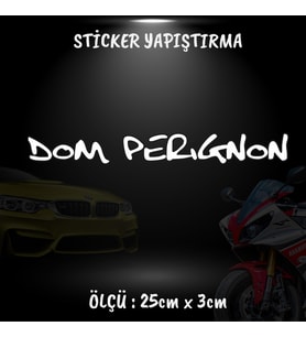 dom yazı etiket sticker - 2 adet çıkartma araba motosiklet kask atv tablet pc buzdolabı otomobil bilgisayar uyumlu