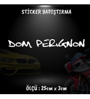 dom yazı etiket sticker - 2 adet çıkartma araba motosiklet kask atv tablet pc buzdolabı otomobil bilgisayar uyumlu