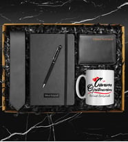 Öğretmenler Gününe Özel Defter & Canım Öğretmenim Tasarım Kupa & Exclusive Kravat & Kalem & Cüzdan Hediye Seti