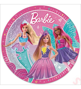 Barbie Fantasy Karton Tabak - 23cm x 8 Adet (STD)