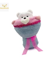 Sevgi Buketi Peluş Ayıcıklı Peluş Çiçek Buketi 40 cm
