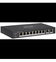 Hılook Ns-0310p-60(b), 8port, Megabit, Poe 60w, 2 Port Gigabit Uplink, Long Range 250metre, Yönetile