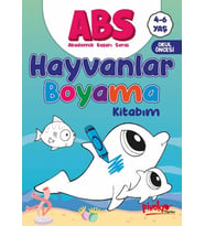 ABS 4-6 Yaş Hayvanlar Boyama Kitabım