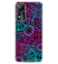 INFINIX Note 11 Pro Note 10 Hot 9 Play Kılıf Desemli Silikon Colurful Mandala 1667