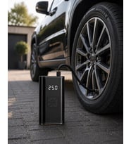 Dijital Lastik Pompası Kablosuz Hava Basma Cihazı Powerbank Destekli