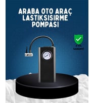 Elektrikli Hava Kompresörü Type-c Usb Şarjlı Çok Fonksiyonlu Lastik Pompası