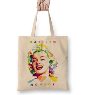 Marilyn Monroe. Bez Çanta Uzun Saplı