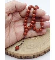 Jasper Taşı Kırmızı 33lük Özel Tasarım Tesbih 8mm (22455)