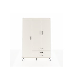 Arges Gardrop 6 Raflı 3 Çekmeceli Tek Askılı 132x30x195 Aytaşı-Aytaşı