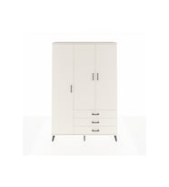 Arges Gardrop 6 Raflı 3 Çekmeceli Tek Askılı 132x30x195 Aytaşı-Aytaşı