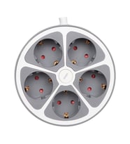 Vea VE-G605Y 5'li Anahtarlı 1.5 Metre Grup Priz