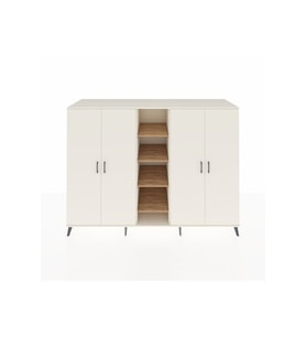 Kronos Dolap 12 Raflı 4 Kapaklı 220x59x163 Aytaşı-Aytaşı/Çam
