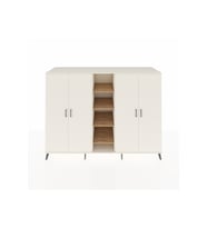 Kronos Dolap 12 Raflı 4 Kapaklı 220x59x163 Aytaşı-Aytaşı/Çam