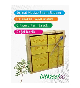 Bitkiselce El Yapımı Bıttım Sabunu 450 gr. 4 kalıp sabun.