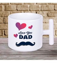 Love You Dad Baskılı Babalar Günü T Kupa Bardak