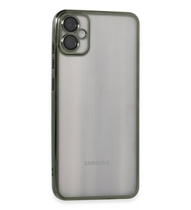 Newface Samsung Galaxy A05 Kılıf Razer Lensli Silikon - Yeşil
