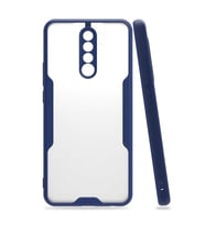 Xiaomi Redmi 9 Kılıf Parfe Kenarları Pastel Renk Silikon Kılıf (Lacivert)