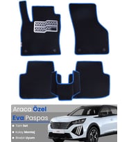 Peugeot 2008 Benzinli (2020-2025) Uyumlu EVA Paspas Tam Set–Araca Özel Kesim,Kaymaz,Kolay Montaj