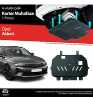 Opel Astra L Çelik Karter Muhafaza Koruma 2022 Üzeri A+ Kalite