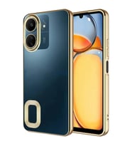 Xiaomi Poco C65 Uyumlu Kılıf Kamera Korumalı Logo Gösteren Zore Omega Kapak