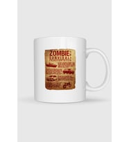 The Zombie Survival Guide Poster Tasarımlı Kupa Bardak