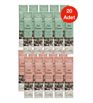 10 Adet x Ton Balıklı Kedi Kreması 15 g + 10 Adet x Kuzu Etli ve Tavuklu Kedi Kreması 15 g
