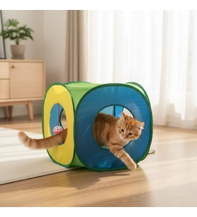 Runaway Oyuncak Toplu Kedi Oyun Tüneli Renkli ve Eğlenceli