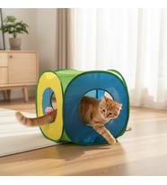 Runaway Oyuncak Toplu Kedi Oyun Tüneli Renkli ve Eğlenceli