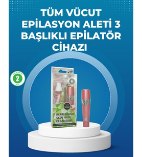 Pembe Epilasyon Cihazı - Acısız Tüy Temizliği