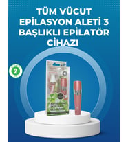 Pembe Epilasyon Cihazı - Acısız Tüy Temizliği
