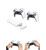 Northcity 4K HD Retro Game Stick 20000 Oyunlu Çift Kollu Beyaz Konsol - 4K Oyun ve Retro Eğlence
