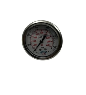 Manometre Gliserinli Arka Çıkışlı Q63 - 0 - 315 Bar 1/4