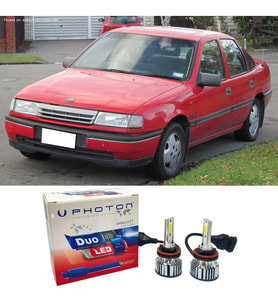 Opel Vectra Led Xenon Uzun + Kısa Far Ampulü H4 Duo Yeni Seri Beyaz 1988-1995