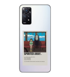 Redmi Note 12 Pro 4G Uyumlu Spirited Away Poster Tasarımlı Şeffaf Telefon Kılıfı
