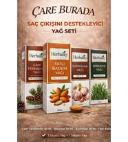 Saç Çıkışını Destekleyici Yağ Seti (Sarımsak Yağı & Biberiye Yağı & Çam Terebentin Yağı & Tatlı Bade