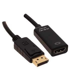 PM-14030 Display Port Erkek To HDMI Dişi 4K-2K 25 Cm Çevirici Kablo