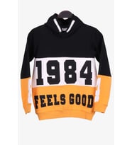 Breeze Erkek Çocuk Sweatshirt Baskılı 8-14 Yaş, Siyah