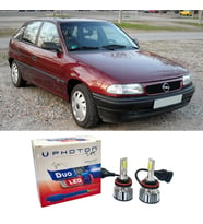 Opel Astra F Led Xenon Uzun + Kısa Far Ampulü H4 Duo Yeni Seri Beyaz 1993-1998