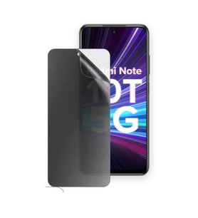 SChitec Redmi Note 10T Uyumlu Ön Yüzey Hayalet Privacy Hidrojel Ekran Koruyucu